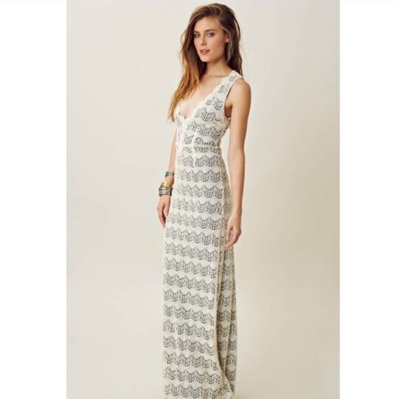 Korovilas Katie Lace Maxi Dress Size Small - Picture 3 of 8